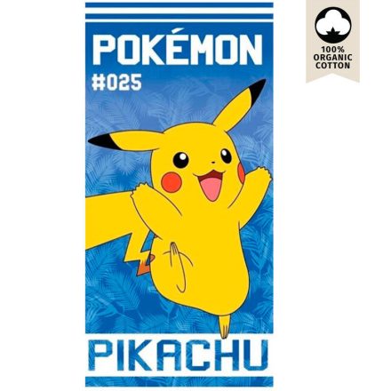 Pokemon Pikachu strand fürdőruha towel pamut gyerek