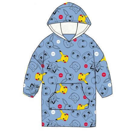 Pokemon Pikachu oversize pulóver kabát felnőtt korall gyerek