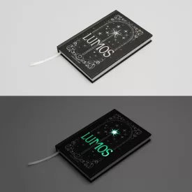   Harry Potter Lumos A5 prémium LED jegyzetfüzet + toll gyerek