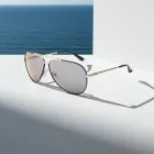 Salvatore Ferragamo SF131S napszemüveg csillógó világos arany W/lila Enamel / lila gradiens férfi /kac 1 napos szállítás