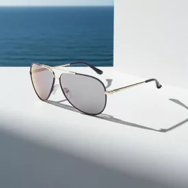   Salvatore Ferragamo SF131S napszemüveg csillógó világos arany W/lila Enamel / lila gradiens férfi /kac 1 napos szállítás