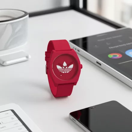 ADIDAS Unisex férfi női piros Quartz óra karóra Z10326200 /kac 1 napos szállítás