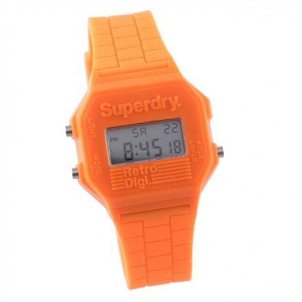 SUPERDRY Unisex férfi női narancssárga Quartz óra karóra SYL201O /kac