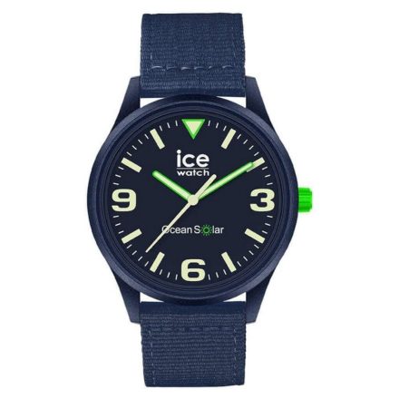 Ice-óra karóra óra Unisex férfi női Solaruhr ICE ocean - sötét kék Medium SOLAR 3H 019648 /kac