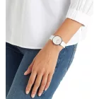 Pierre Cardin női karóra, analóg kvarc óra bőr szíjjal 3 ATM 31 mm CBV.1501 fehér/ezüst /kac 1 napos szállítás