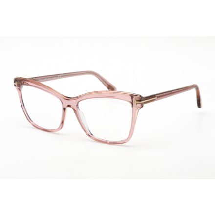 Tom Ford FT5619-B szemüvegkeret csillógó átlátszó Lilac rózsaszín szürke / Clear lencsék női /kac