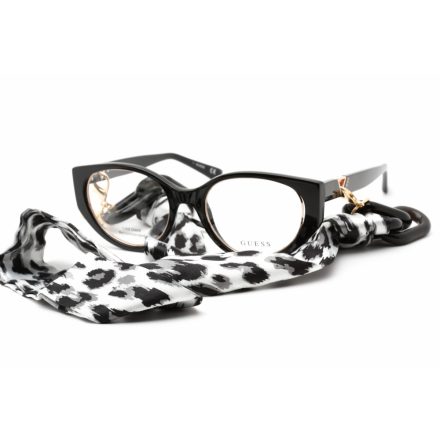 Guess GU2885 szemüvegkeret csillógó fekete / clear demo lencsék női /kac
