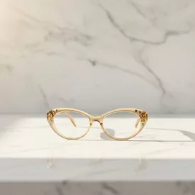   Swarovski SK5429 szemüvegkeret csillógó világos barna / Clear lencsék női /kac 1 napos szállítás