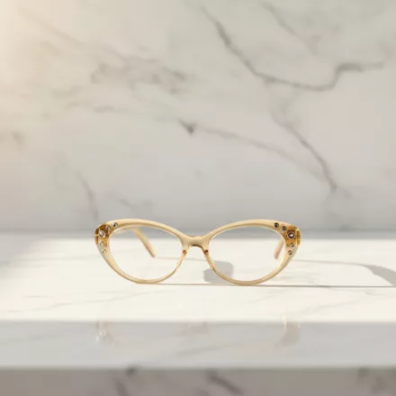 Swarovski SK5429 szemüvegkeret csillógó világos barna / Clear lencsék női /kac 1 napos szállítás