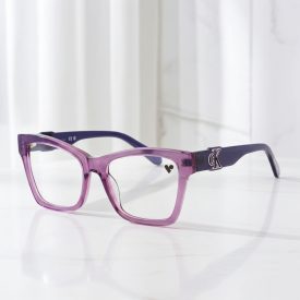   Calvin Klein CK Jeans CKJ23646 szemüvegkeret lila / Clear demo lencsék női /kac 1 napos szállítás