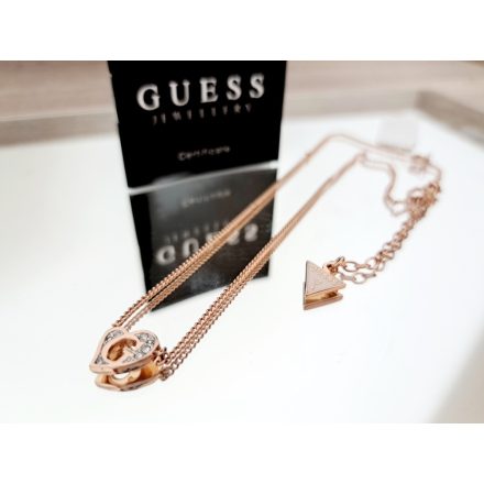 Guess Női Lánc nyaklánc ékszer nemesacél roségold UBN71538 /kamprt1106 /kac