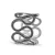 Kurshuni gyűrű Infinity ezüst fekete BL378-6 54 (17.2 mm Ø) /kac 1 napos szállítás
