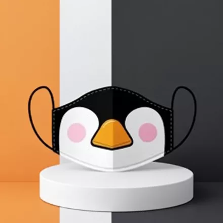 Cutiemals Penguin Reukard Face álarc nagyméretű gyerek /kac 1 napos szállítás  féláron