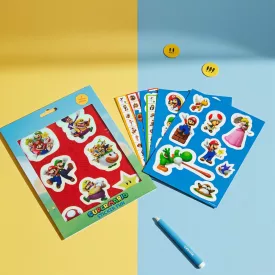   Super Mario Bros matrica szett csomag  gyerek /kac 1 napos szállítás