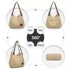 Miss Lulu London EB2040L - Kono váll-bevásárlótáska Khaki /kac 1 napos szállítás