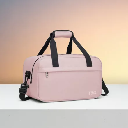 Miss Lulu London E1960S - Kono könnyű Mehrzweck Unisex férfi női Sport Duffel-utazótáska - rózsaszín /kac 1 napos szállítás