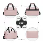 Miss Lulu London E1960S - Kono könnyű Mehrzweck Unisex férfi női Sport Duffel-utazótáska - rózsaszín /kac 1 napos szállítás