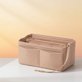   Miss Lulu London EB6932 - Kono több rekesz kézi táska Organizer Khaki /kac 1 napos szállítás  féláron