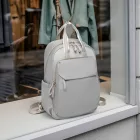Miss Lulu London BPM2439 - Miss Lulu Vielseitiger stylischer hátizsák  Laptop-rekesz és Trolleybändern - szürke /kac 1 napos szállítás