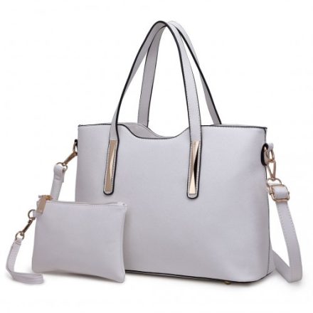 Miss Lulu London S1719 - bőr táska & pénztárca fehér /kac