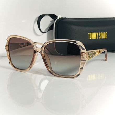 Tommy Spade női TS9143 női bézs polarizált napszemüveg 52-17-137 /kac