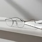 Porsche Design P8383 szemüvegkeret szürke/Clear demo lencsék férfi /kac 1 napos szállítás