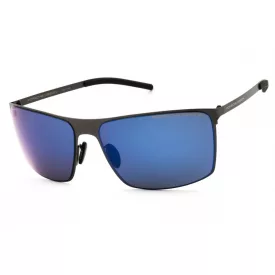   Porsche Design P8667 napszemüveg szürke/kék ezüst mirror férfi /kac 1 napos szállítás