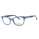 Bebe BB5198 szemüvegkeret Navy virágos / Clear lencsék női /kac 1 napos szállítás