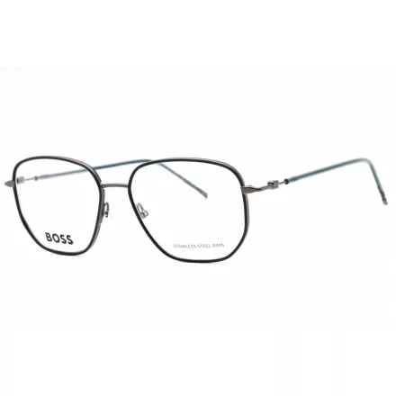 Hugo Boss BOSS 1430 szemüvegkeret Petrol sötét ruténium/Clear demo lencsék férfi /kac 1 napos szállítás