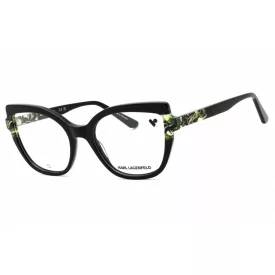   KARL LAGERFELD KL6132N szemüvegkeret fekete/MARBLE/clear demo lencsék női /kac 1 napos szállítás