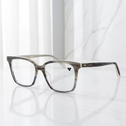 Calvin Klein CK22540 szemüvegkeret csíkos szürke/Clear demo lencsék női /kac 1 napos szállítás