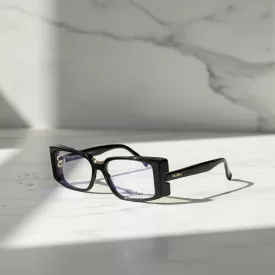   Max Mara MM5157-B szemüvegkeret csillógó fekete/clear demo lencsék női /kac 1 napos szállítás