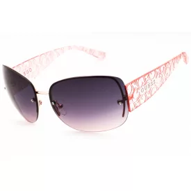   Guess Outlet GO00034 napszemüveg csillógó rózsa arany  / füstszürke rózsaszín gradiens  női /kac 1 napos szállítás