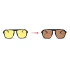 Tommy Spade TS4311 férfi női uni polarizált fotokróm napszemüveg fekete