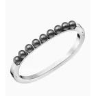 Modern Calvin Klein női karkötő gyöngyökkel, rozsdamentes acél karkötő, karékszer, XS méret, KJAKMD0401, ezüst Méret:N /kac 1 napos szállítás