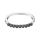 Modern Calvin Klein női karkötő gyöngyökkel, rozsdamentes acél karkötő, karékszer, XS méret, KJAKMD0401, ezüst Méret:N /kac 1 napos szállítás