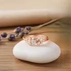Esprit Női gyűrű ezüst rosegold cirkónia Symphony ESRG92843C1 54 (17.2 mm ?) /kac 1 napos szállítás