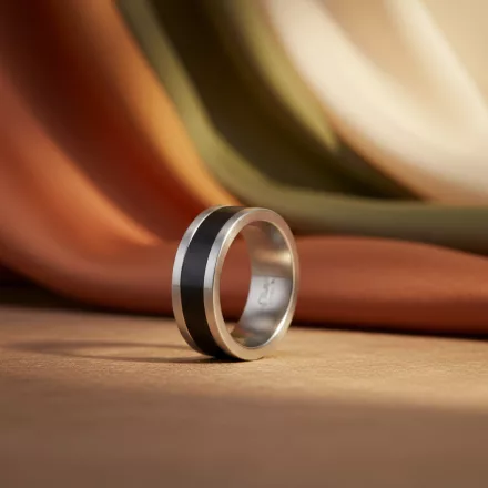 s.Oliver ékszer férfi gyűrű nemesacél bicolor 201507-1 62 (19.7 mm Ø) //kac 1 napos szállítás