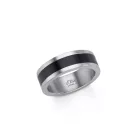 s.Oliver ékszer férfi gyűrű nemesacél bicolor 201507-1 62 (19.7 mm Ø) //kac 1 napos szállítás