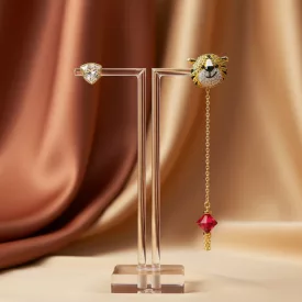   Swarovski Tiger női fülbevaló ékszer 5620293 /kac 1 napos szállítás