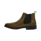 stílusos SKECHERS Miller Boris férfi ódi bőr Chelsea csizma  Air-Cooled Memory szivacs 205072 barna Méret: 41 /kac 1 napos szállítás
