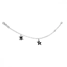   Scout Gyerek karkötő Kinderarmband ezüst Stern Pirat 260229100