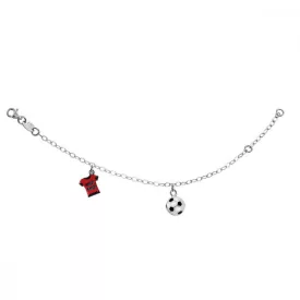   Scout Gyerek karkötő Kinderarmband ezüst foci póló 260223100