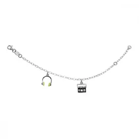   Scout Gyerek karkötő Kinderarmband ezüst cipő gitár 260222100