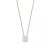 Esprit Női Lánc nyaklánc ezüst rosegold cirkónia Glam szögletes ESNL93126C420