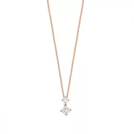   Esprit Női Lánc nyaklánc ezüst rosegold cirkónia Svelte Sparkle ESNL92460C400