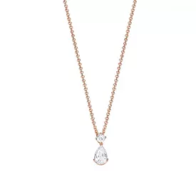   Esprit Női Lánc nyaklánc ezüst rosegold cirkónia Drop solitaire ESNL92992B420