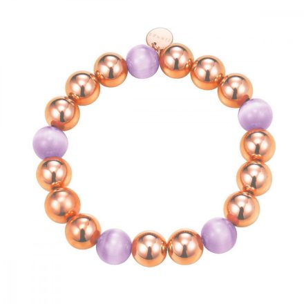 Esprit Női karkötő nemesacél rosegold Spheres ESBR11662B160