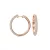 Esprit Női fülbevaló ékszer Creole nemesacél rosegold Fancy bézs ESCO11656I000