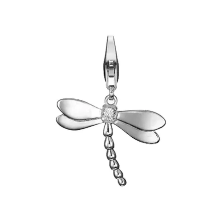 Esprit nyaklánc kiegészítő Charms ezüst cirkónia Dragonfly ESCH90911A000